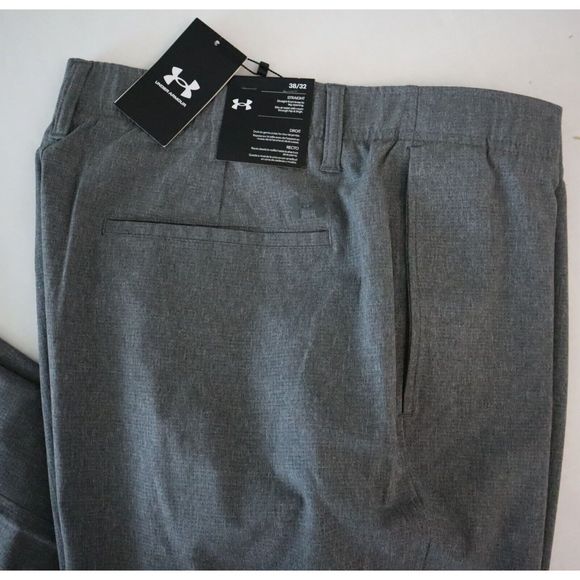 Under Armour 1377358 012 Men's Sz 38x32 Gray Straight Fit Vented Golf Pants $85 - Picture 5 of 8